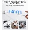 TORRAS FlexLine 67W USB C Charger, Dual-Port GaN Retractable Charger | iPhone/iPad/MacBook/Galaxy Compatible, GaN III, Dual-Port Fast Charging, 1m Retractable Cable, Travel and Desk Use(White)