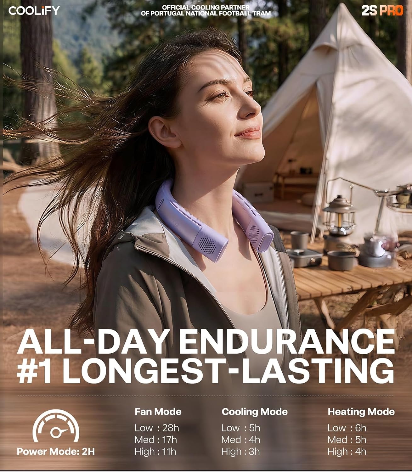 image:imageTORRAS COOLiFY 2026 Neck Air Conditioner 2S PRO IceFeel Semiconductor Cooling Neck Cooler amp Personal Air Conditioner for GolfTravel amp Music Festival Premium Gifts for Father Men Women BlackPurple