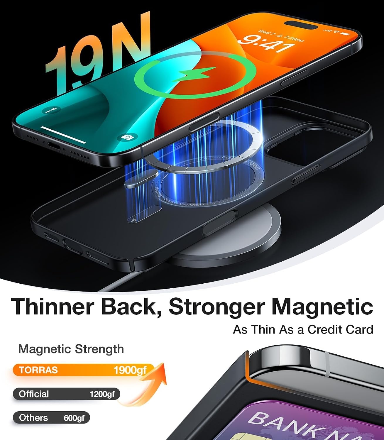 image:imageTORRAS Magnetic Slim Fit Case for iPhone 16 Pro with Stand Compatible with MagSafe Builtin Stash Stand Ultra Thin AntiScratch Matte Hard Phone Case 63 inch Desert Titanium GoldBlack