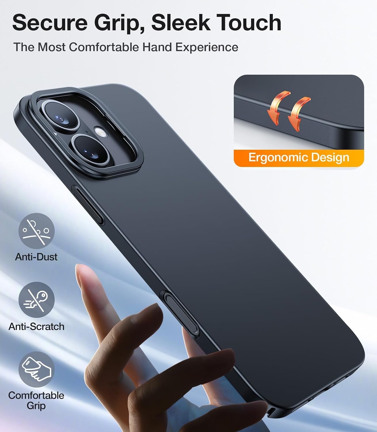 image:imageTORRAS Magnetic Slim Fit Case for iPhone 16 Pro with Stand Compatible with MagSafe Builtin Stash Stand Ultra Thin AntiScratch Matte Hard Phone Case 63 inch Desert Titanium GoldBlack