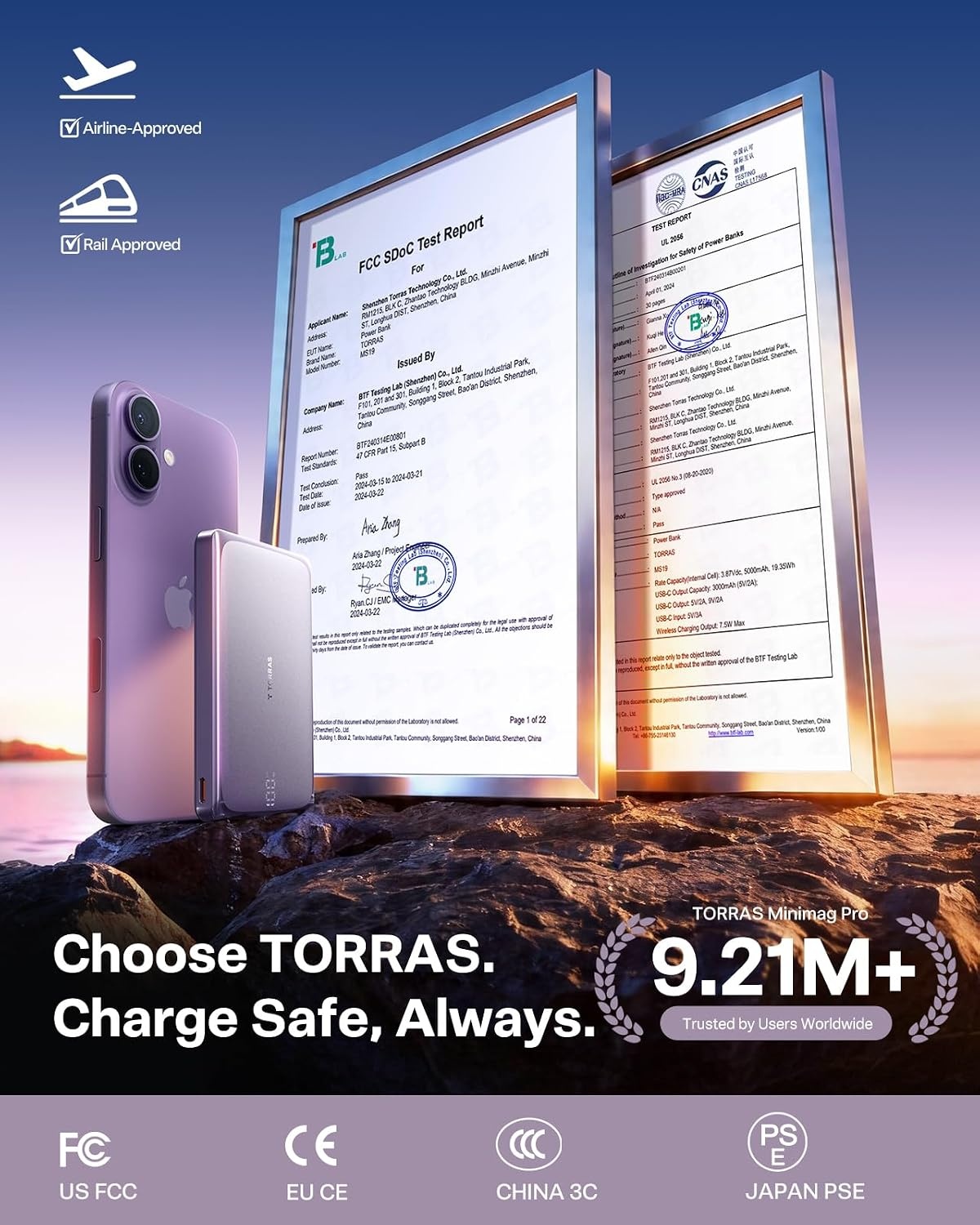 image:imageTORRAS MiniMag Pro Portable Charger Power Bank 10000mAh 15W Magnetic Battery Pack for iPhone 171615141312 Slim Magnetic Wireless Charger with 30W USBC SemiSolidState Battery for TravelPurple
