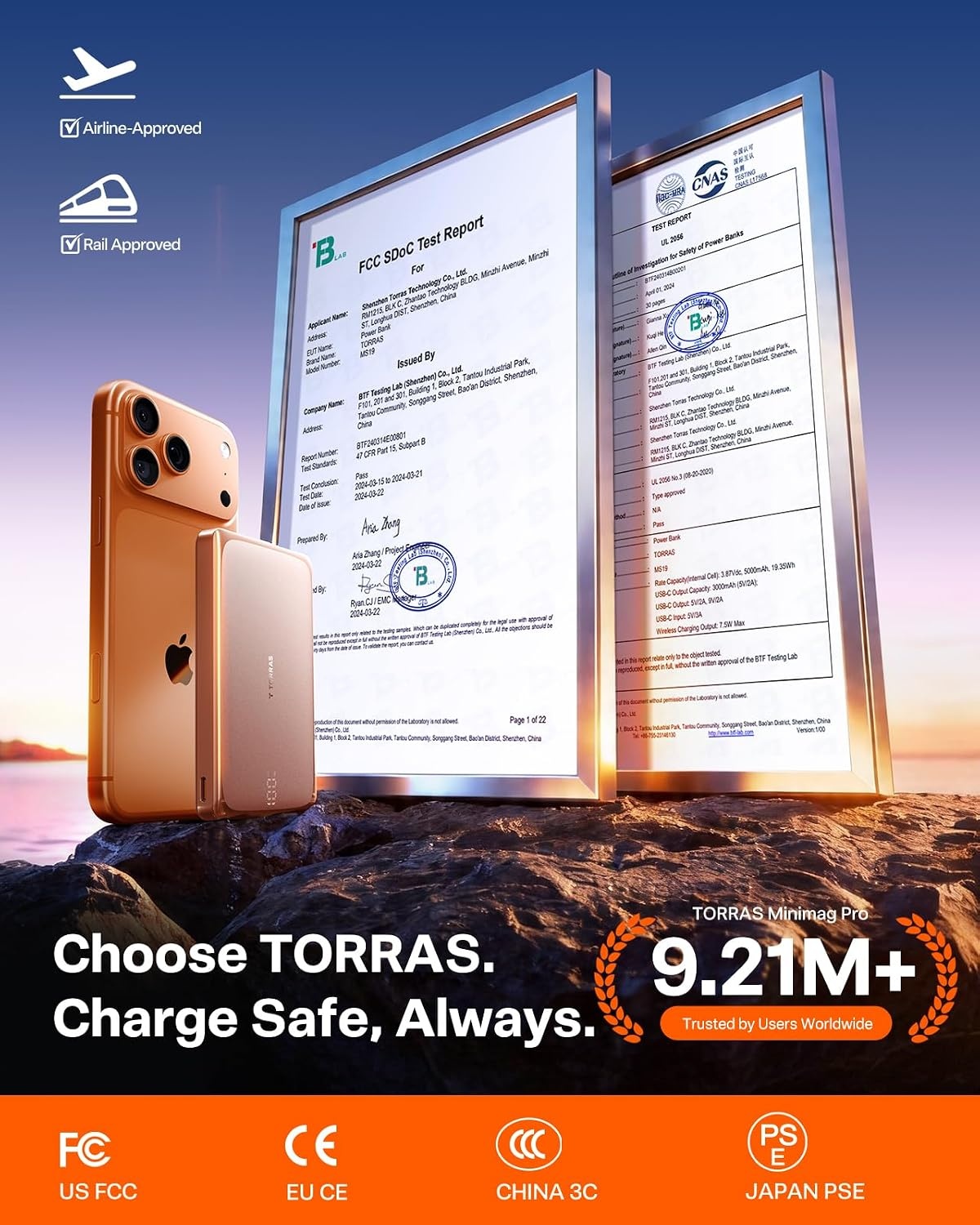 image:imageTORRAS MiniMag Pro Portable Charger Power Bank 10000mAh 15W Magnetic Battery Pack for iPhone 171615141312 Slim Magnetic Wireless Charger with 30W USBC SemiSolidState Battery for TravelPink