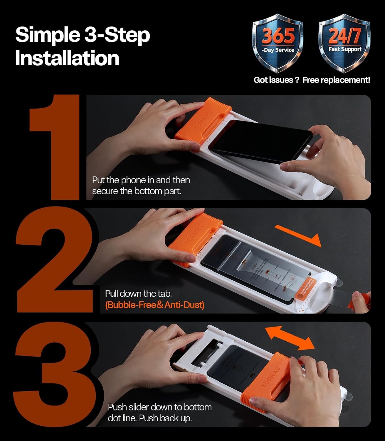 image:imageTORRAS OrigArmor for Samsung Galaxy S26 Ultra Screen Protector 100 Anti Reflection Full Coverage Fit MilitaryGrade Shatterproof 9H Tempered Glass AntiScratch Screen Protector S26 Ultra 1Pack