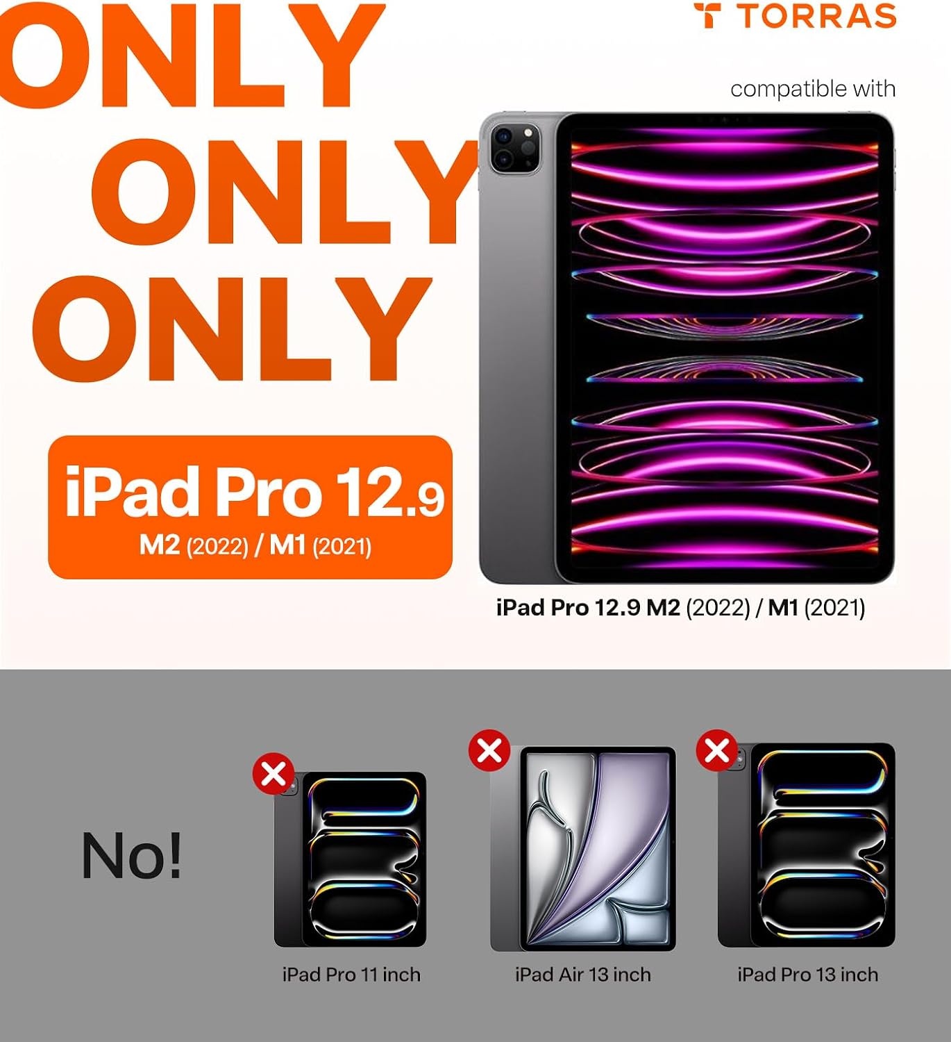 image:imageTORRAS Ostand K1 Guardian for iPad Pro 11 inch 4th3rd2nd1st Generation 2022 2021 2020 2018 with Pencil Holder Ultra Stable Stand Multiple Adjustable Viewing Angles Slim Protection BlackBlack
