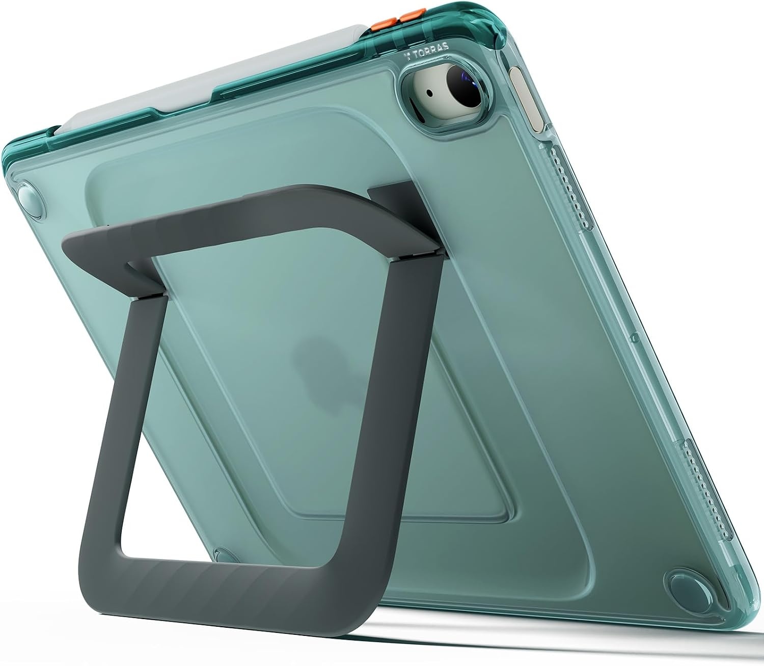 image:imageTORRAS Ostand K3 Neo for iPad Air 11 Inch Case M4 2026 M3 2025 M2 2024 Viewing Angles AdjustableUltra Stable Stand Shockproof Protective Slim Kickstand Case with Pencil Holder Glacier SprintGlacier Sprint