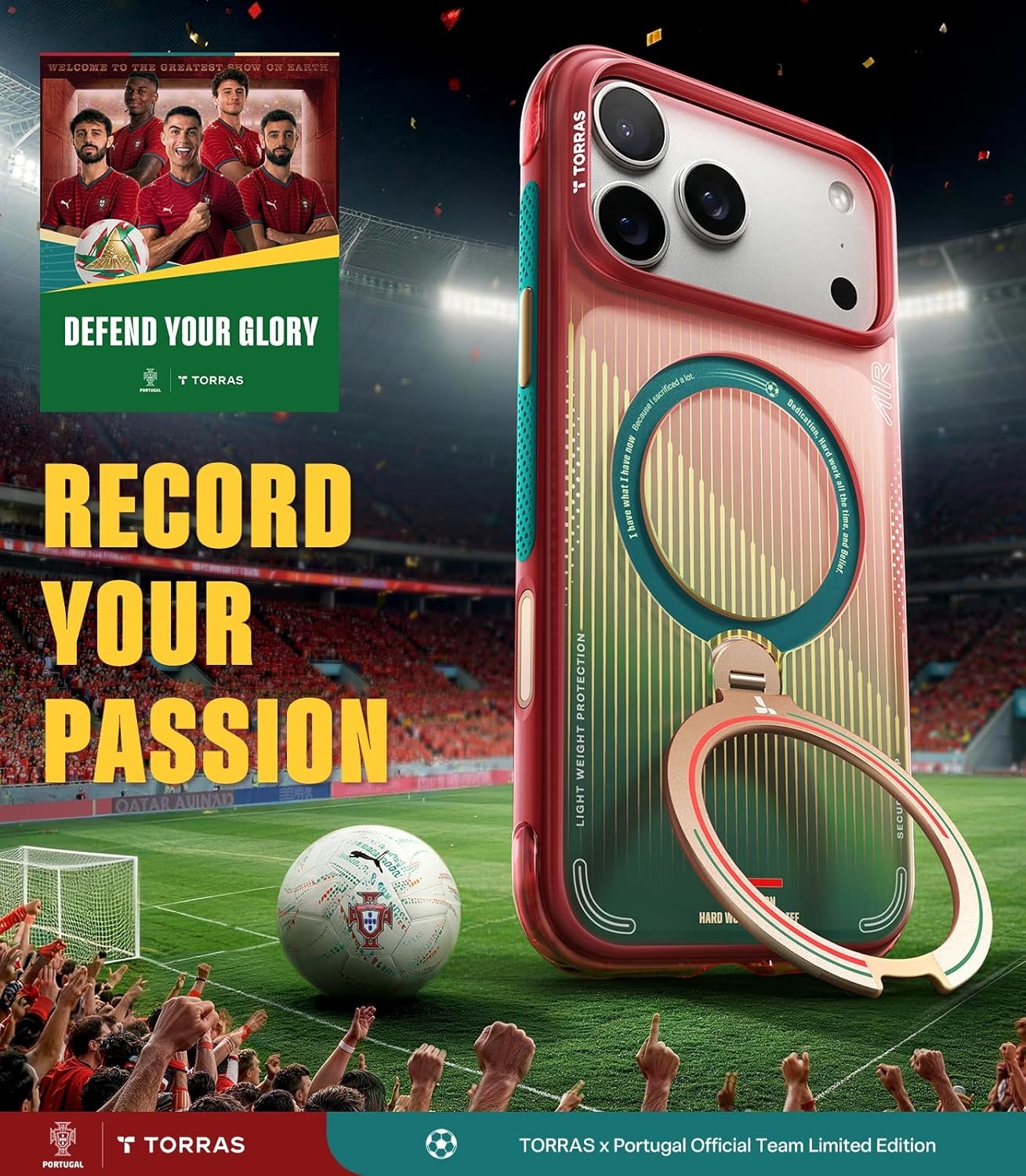 image:imageTORRAS Ostand Q3 Air for iPhone 16 Pro Max Case with 360 Magnetic Stand Fit for MagSafe Military Grade Drop Tested Camera Control Button Shockproof Phone Case for iPhone 16 Pro Max 69 BlackGlory Slash