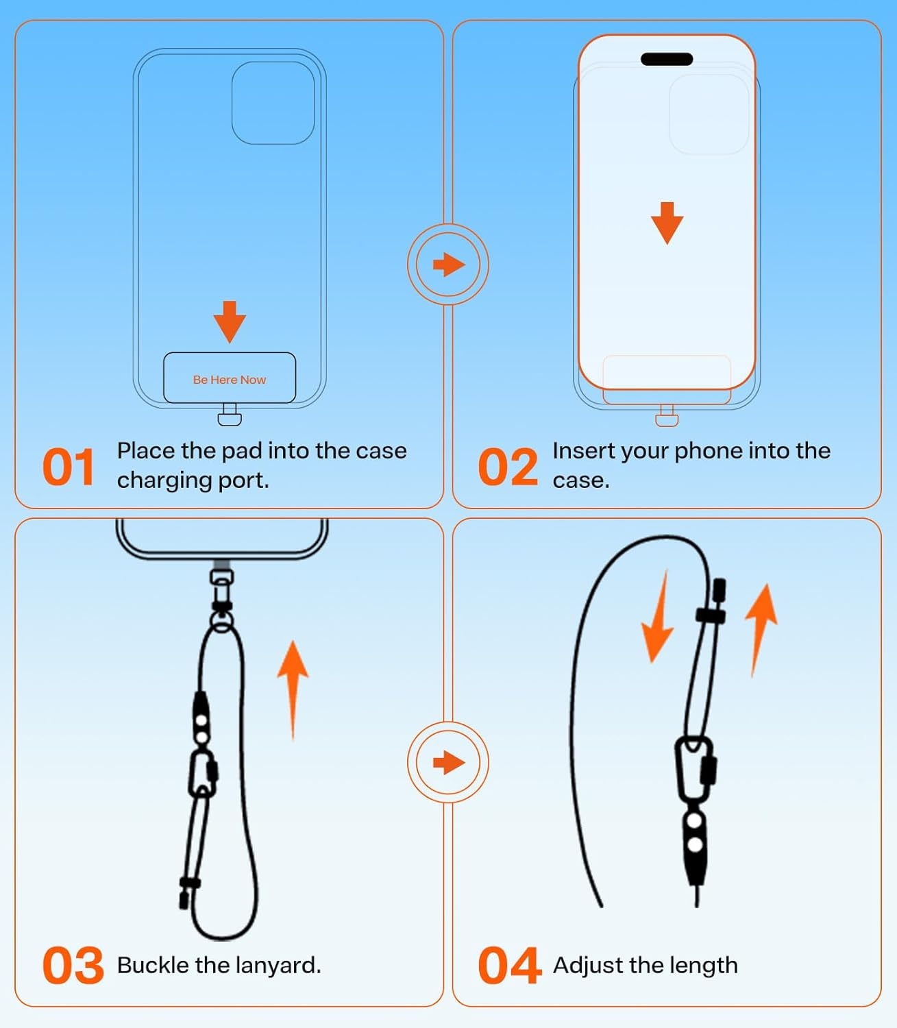 image:imageTORRAS Phone Lanyard with Hanging Loops Adjustable Anti Theft Phone Strap Crossbody for iPhone 17 Pro MaxSkinFriendly2 Tabs Universal Cell Phone Neck Lanyard for Daily amp Outdoor Activities Black2beige