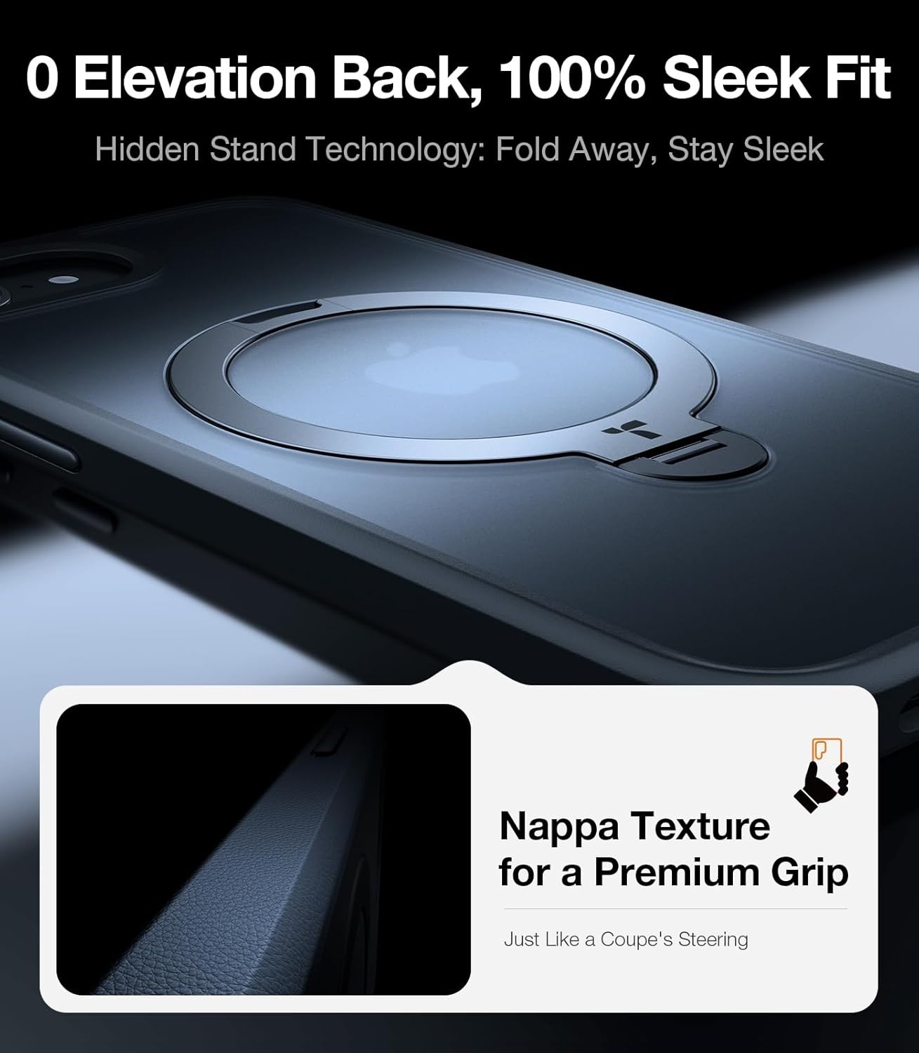 image:imageTORRAS Q3 Spin for iPhone 14 Pro Max Case with 360 Magnetic Stand Compatible with MagSafe Military Grade Protective Case for iPhone 14 Pro Max Phone Case with Kickstand BlackBlack