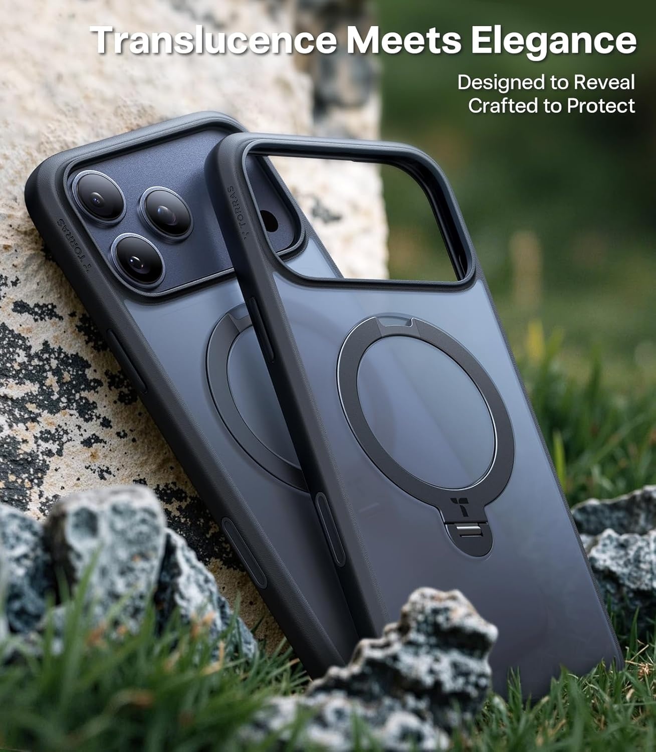 image:imageTORRAS Q3 Spin for iPhone 14 Pro Max Case with 360 Magnetic Stand Compatible with MagSafe Military Grade Protective Case for iPhone 14 Pro Max Phone Case with Kickstand BlackBlack