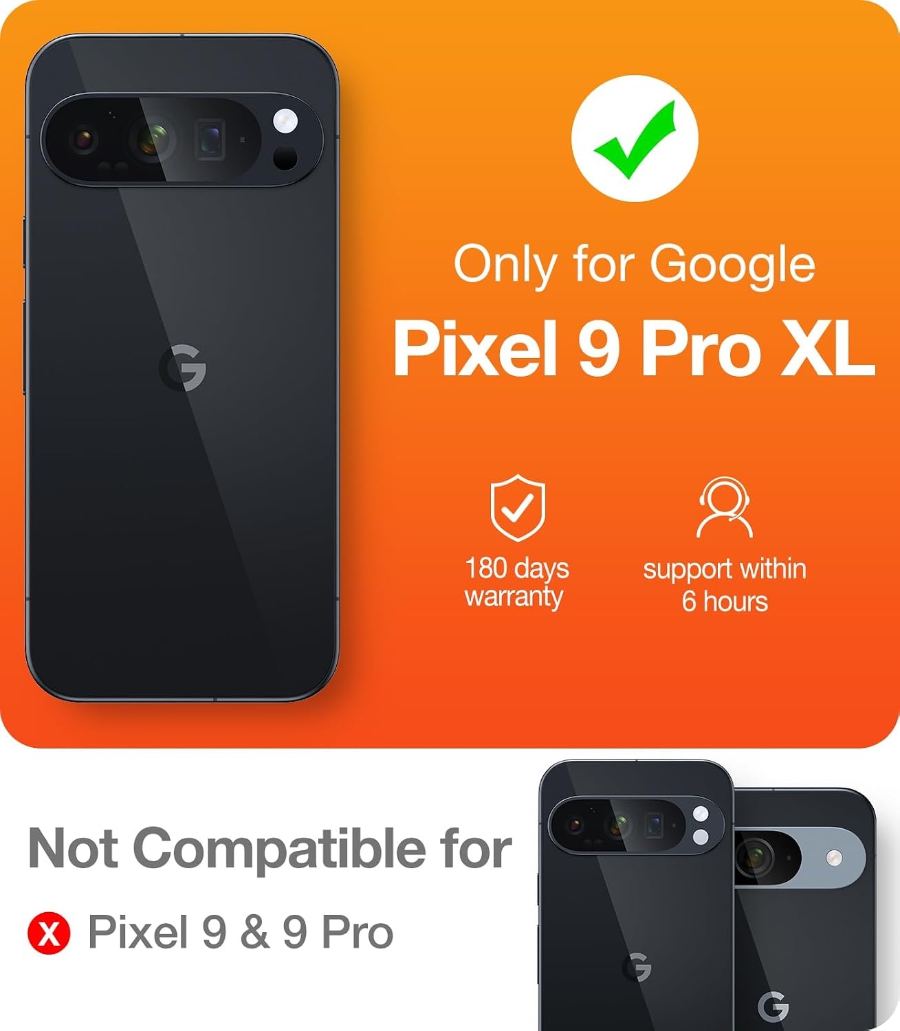 image:imageTORRAS Shockproof for Google Pixel 9 Pro XL Case 16Ft Military Grade Drop Tested Translucent Slim Protective AntiScratch AntiFingerprint Phone Case for Pixel 9 Pro XL BlackBlack