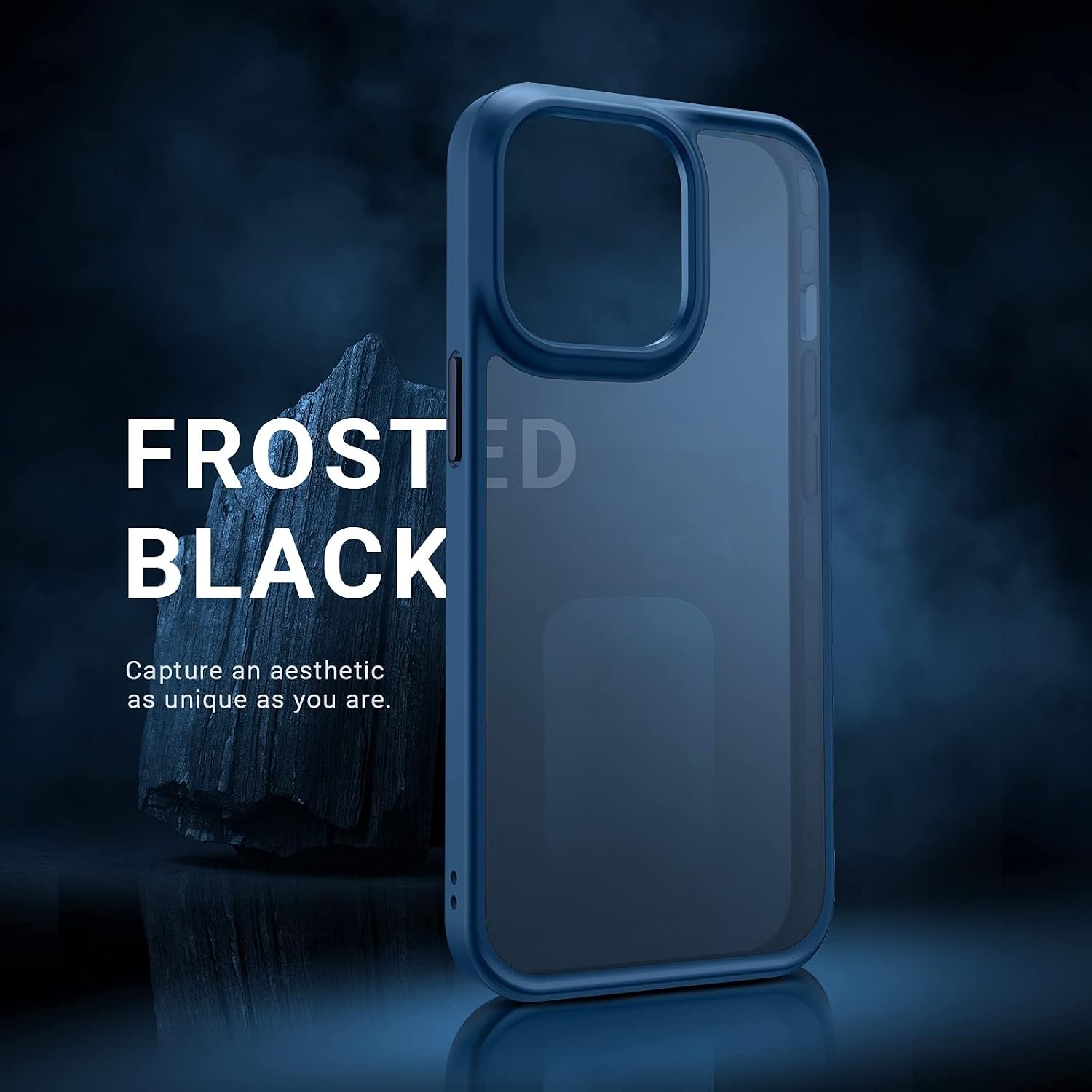 image:imageTORRAS Shockproof for iPhone 17 Pro Max Case with Camera Control Button 12FT Military Grade Drop Protection Enhanced Grip amp Soft Touch Translucent Slim 17 Pro Max Case 3 colors Buttons Deep BlueBlue