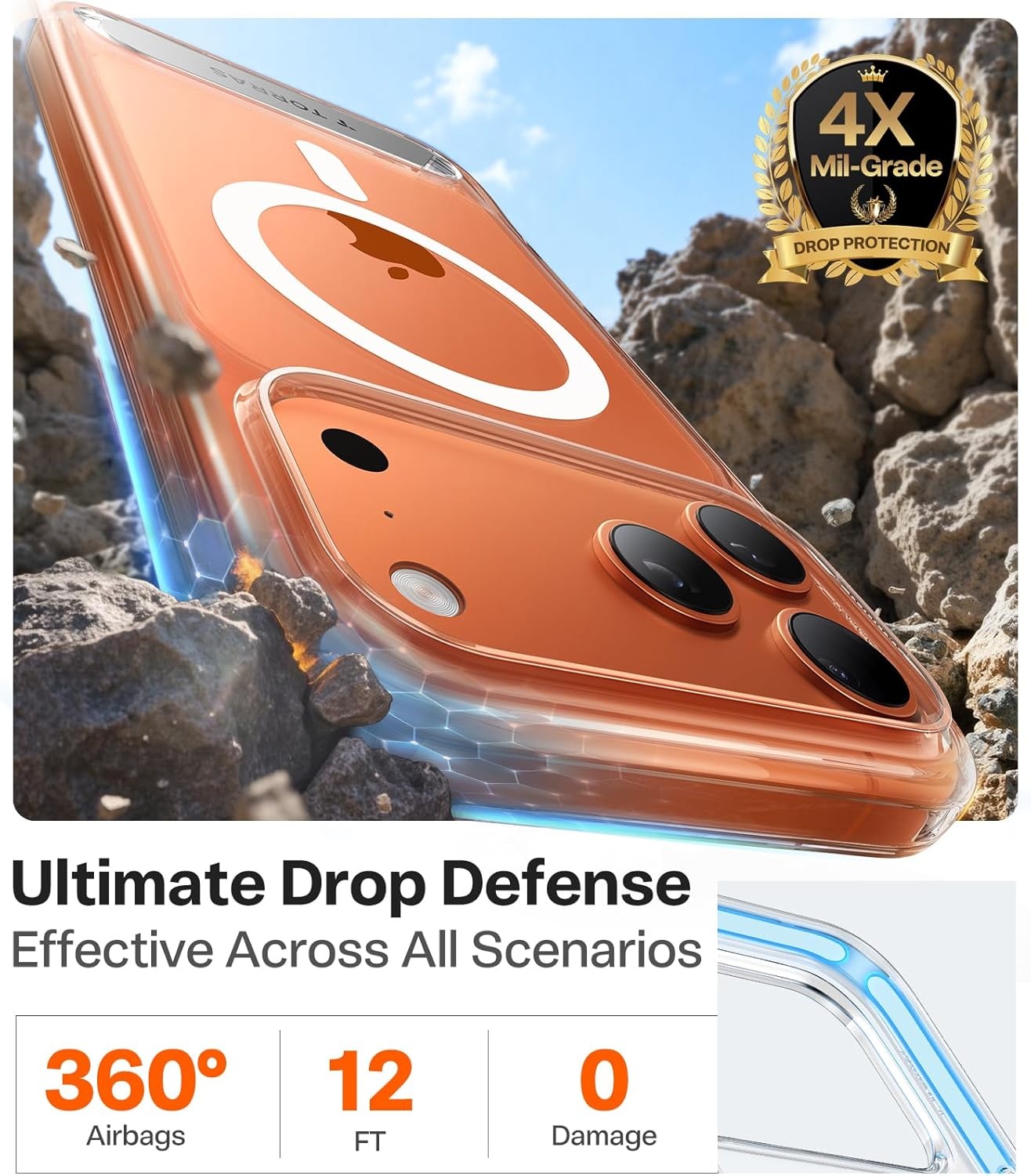 image:imageTORRAS Upgraded Magnetic amp Stand for iPhone 14 Pro Case Military Grade Drop Tested Compatible with MagSafe Slim Thin Light Frosted Case for iPhone 14 Pro Phone Case Professional 61 BlackClear17 Pro