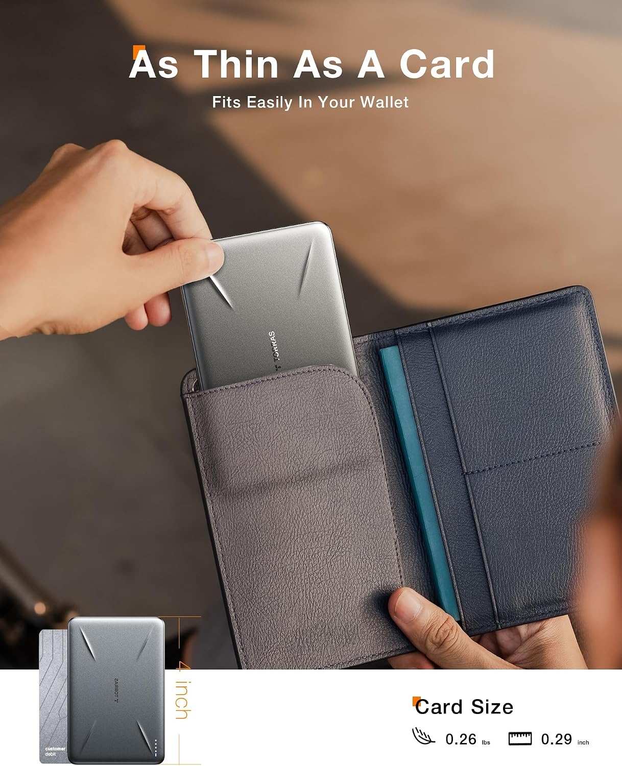 image:imageTORRAS for MagSafe Portable Charger Ultra Slim 5000mAh Wireeless Magnetic Power Bank Fast Charging Battery Pack with USBC Cable MagsafeCompatible Charger for iPhone 17 Pro Max17 Pro16151413