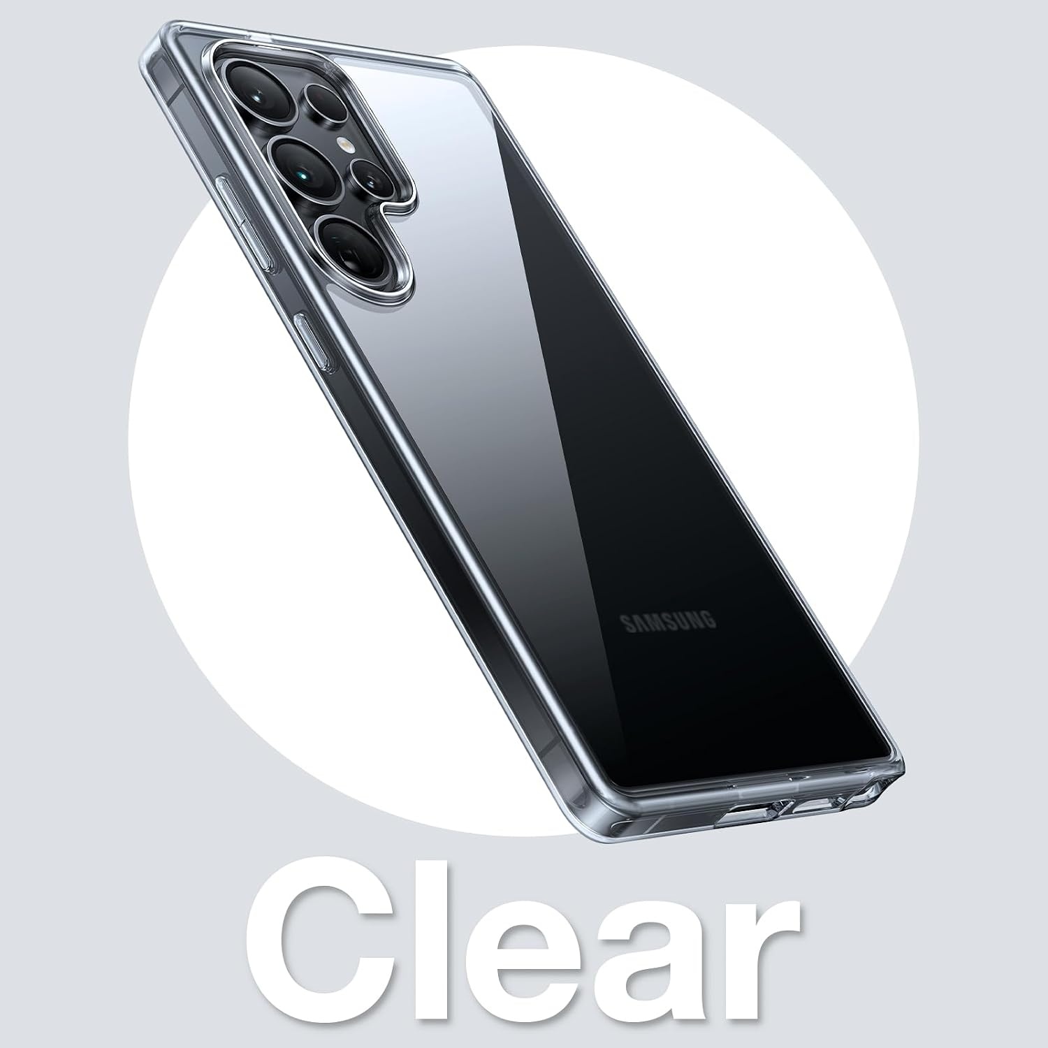 image:imageTORRAS for Samsung Galaxy S26 Ultra Case Clear 2026 Upgraded NonYellowing 12FT MilitaryGrade Protection Transparent Slim Case for Samsung S26 Ultra Case Thin Diamond Clear Hard 69Clear