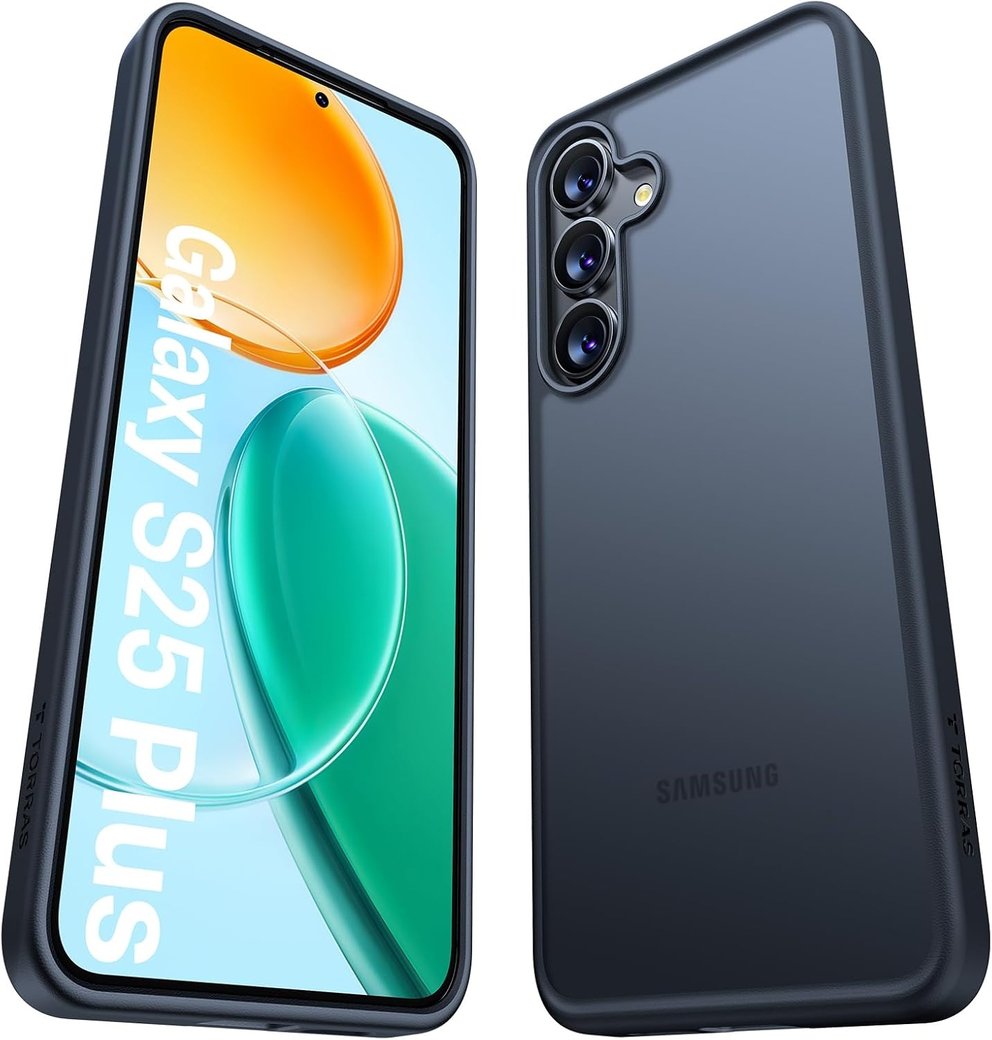 image:imageTORRAS for Samsung Galaxy S26 Ultra Case Clear 2026 Upgraded NonYellowing 12FT MilitaryGrade Protection Transparent Slim Case for Samsung S26 Ultra Case Thin Diamond Clear Hard 69Black