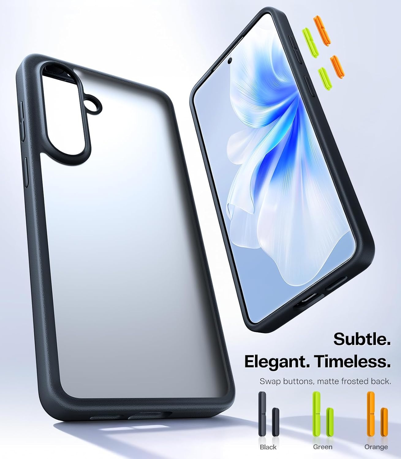 image:imageTORRAS for Samsung Galaxy S26 Ultra Case Clear 2026 Upgraded NonYellowing 12FT MilitaryGrade Protection Transparent Slim Case for Samsung S26 Ultra Case Thin Diamond Clear Hard 69Black