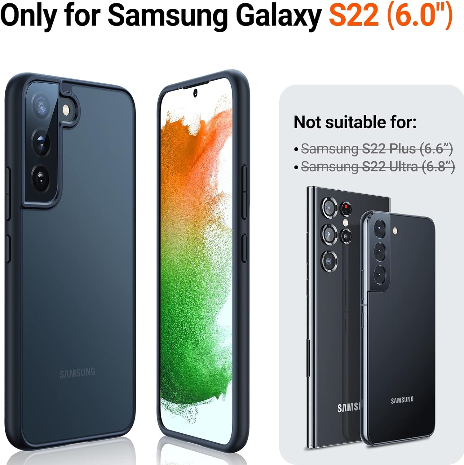 image:imageTORRAS for Samsung Galaxy S26 Ultra Case Clear 2026 Upgraded NonYellowing 12FT MilitaryGrade Protection Transparent Slim Case for Samsung S26 Ultra Case Thin Diamond Clear Hard 69Black