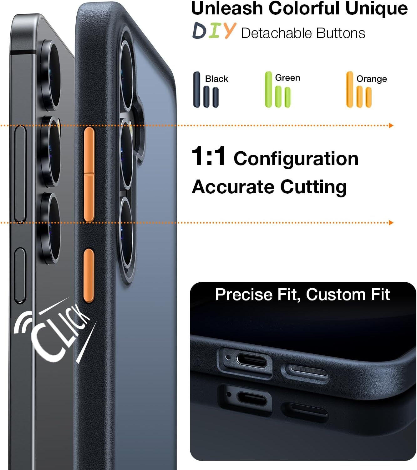image:imageTORRAS for Samsung Galaxy S26 Ultra Case Clear 2026 Upgraded NonYellowing 12FT MilitaryGrade Protection Transparent Slim Case for Samsung S26 Ultra Case Thin Diamond Clear Hard 69Black