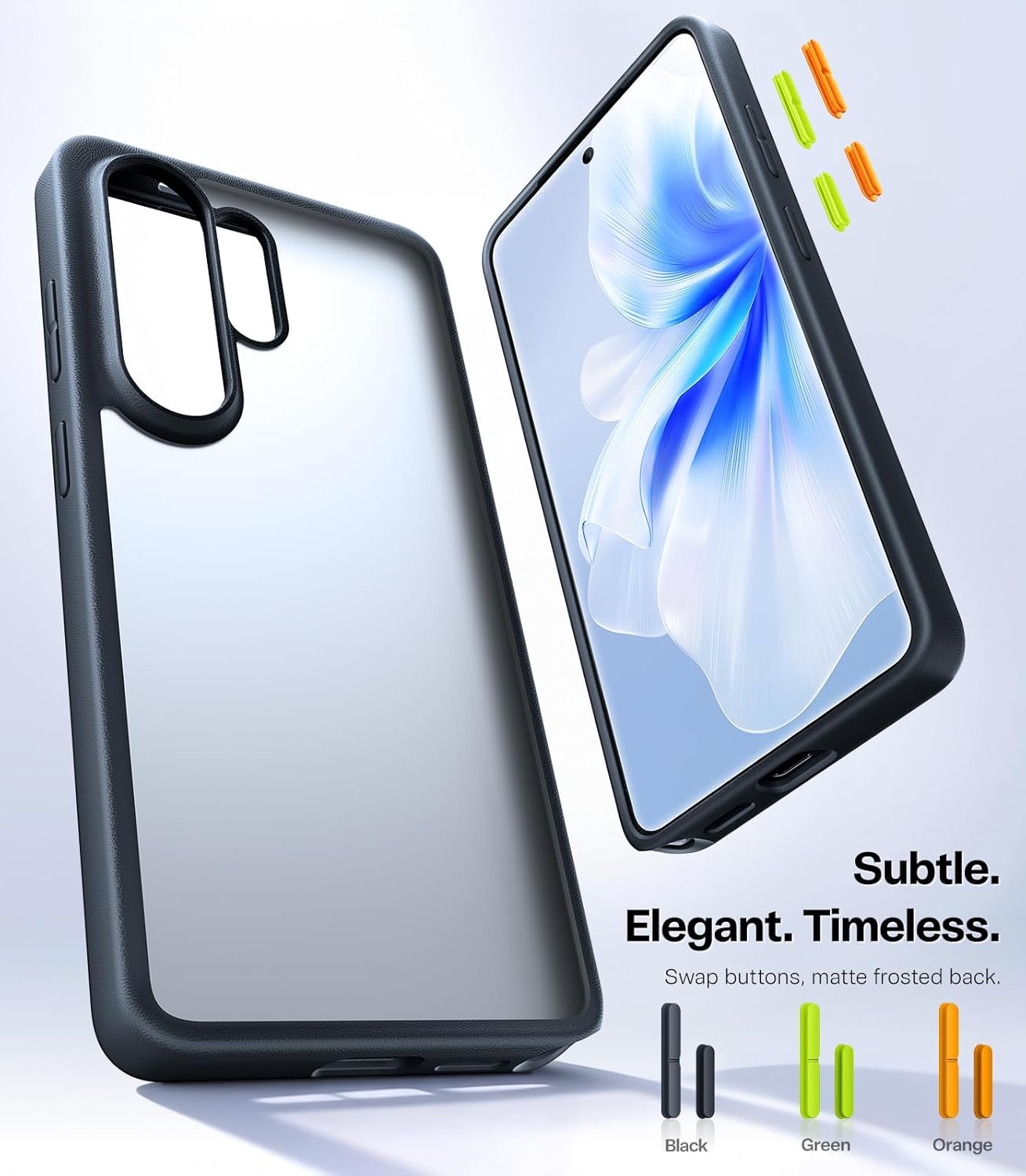 image:imageTORRAS for Samsung Galaxy S26 Ultra Case Clear 2026 Upgraded NonYellowing 12FT MilitaryGrade Protection Transparent Slim Case for Samsung S26 Ultra Case Thin Diamond Clear Hard 69Black