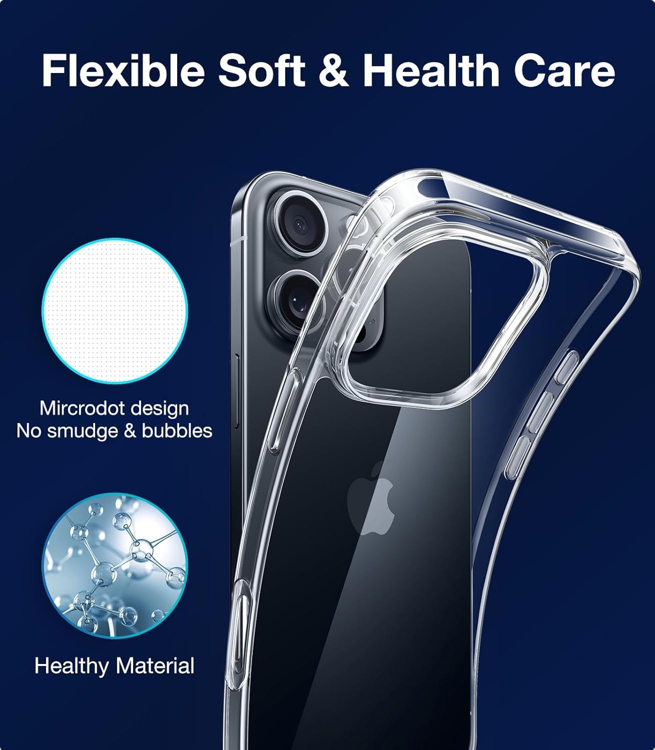 image:imageTORRAS for iPhone 17 Pro Max Case Crystal Clear AntiYellowingMilitaryGrade Protection Ultra Slim Transparent AntiScratch Back Soft Bumper NonSlip 17 Pro Max Phone Case Clear 69Crystal Clear