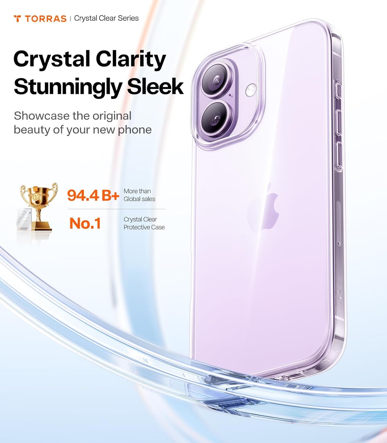 image:imageTORRAS for iPhone 17 Pro Max Case Crystal Clear AntiYellowingMilitaryGrade Protection Ultra Slim Transparent AntiScratch Back Soft Bumper NonSlip 17 Pro Max Phone Case Clear 69Crystal Clear