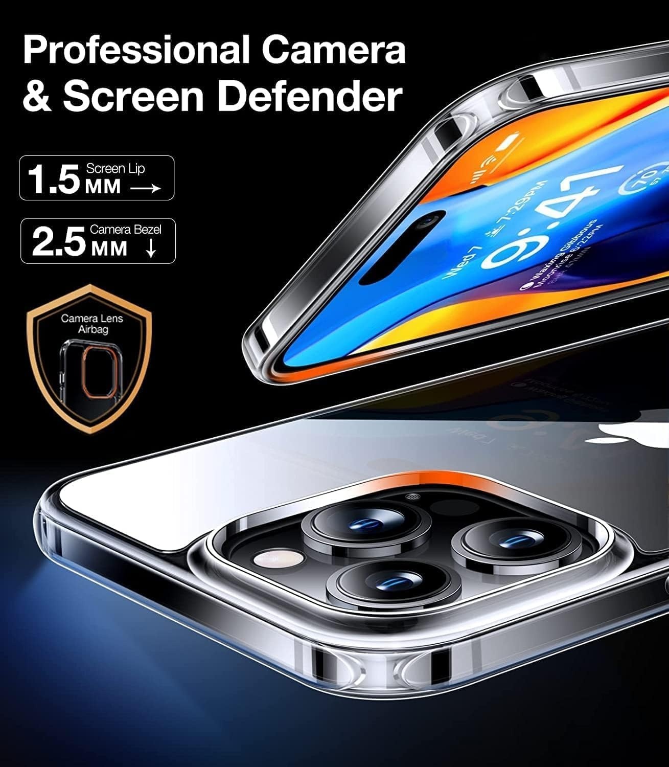 image:imageTORRAS for iPhone 17 Pro Max Case Crystal Clear AntiYellowingMilitaryGrade Protection Ultra Slim Transparent AntiScratch Back Soft Bumper NonSlip 17 Pro Max Phone Case Clear 69Crystal Clear