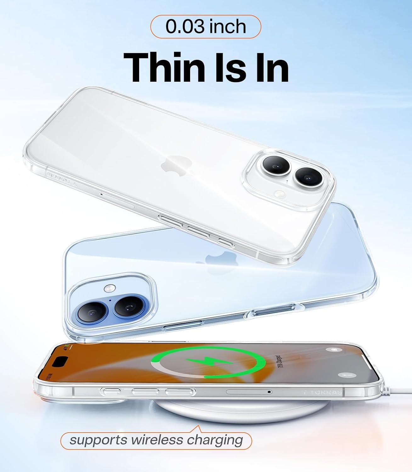 image:imageTORRAS for iPhone 17 Pro Max Case Crystal Clear AntiYellowingMilitaryGrade Protection Ultra Slim Transparent AntiScratch Back Soft Bumper NonSlip 17 Pro Max Phone Case Clear 69Crystal Clear