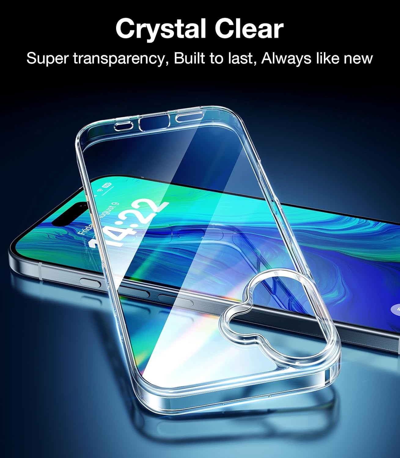 image:imageTORRAS for iPhone 17 Pro Max Case Crystal Clear AntiYellowingMilitaryGrade Protection Ultra Slim Transparent AntiScratch Back Soft Bumper NonSlip 17 Pro Max Phone Case Clear 69Crystal Clear