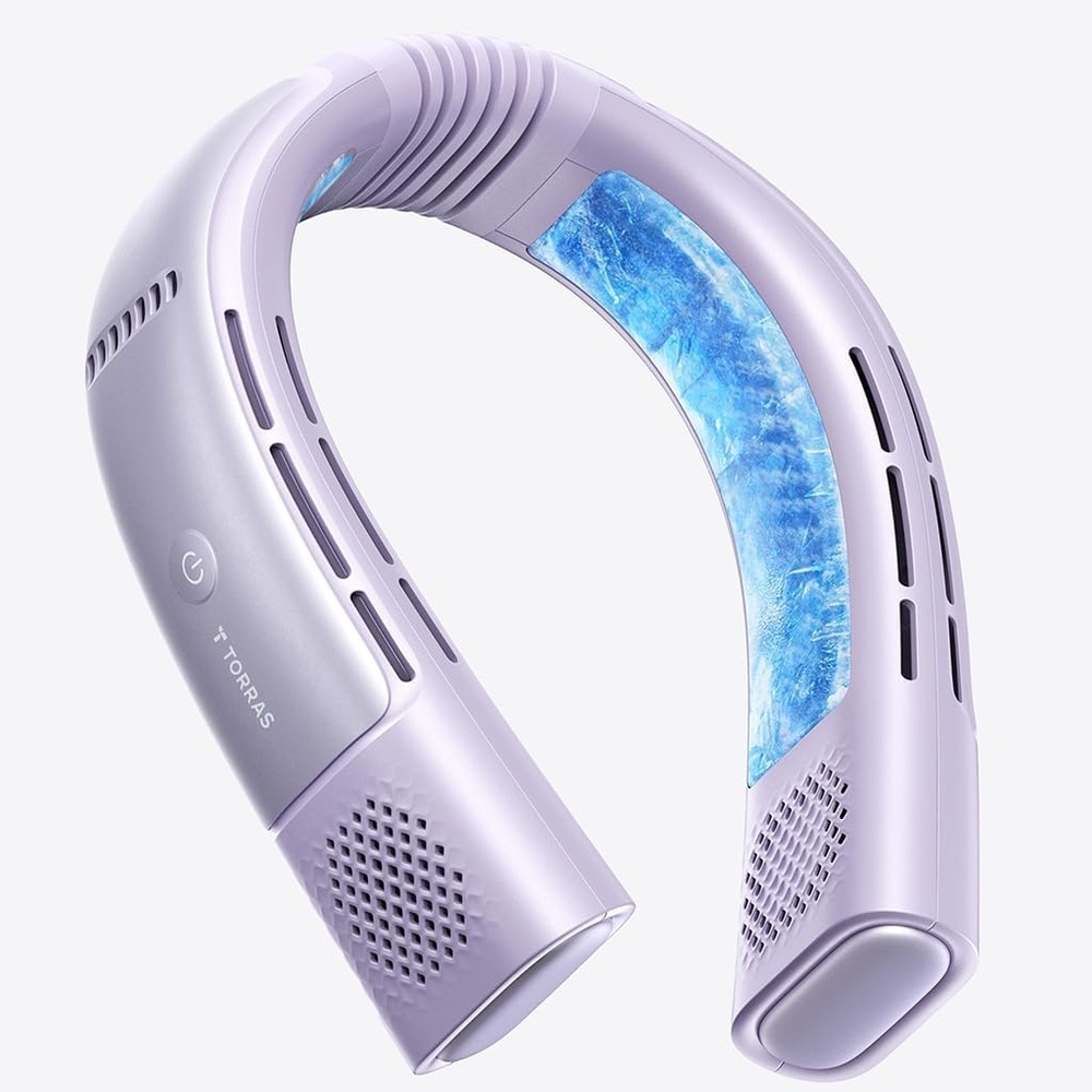 image:imageTORRAS COOLiFY 2026 Neck Air Conditioner 2S PRO IceFeel Semiconductor Cooling Neck Cooler amp Personal Air Conditioner for GolfTravel amp Music Festival Premium Gifts for Father Men Women BlackPurple