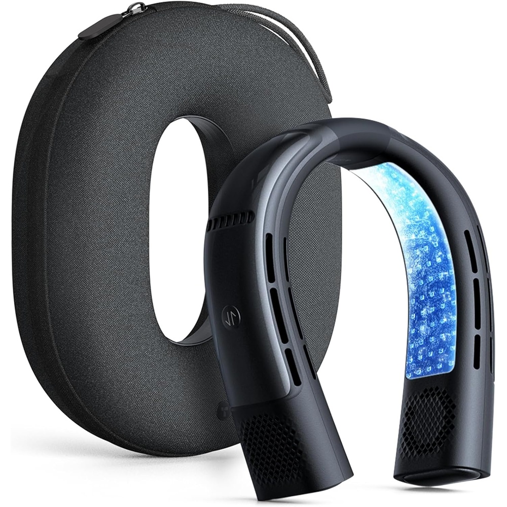 image:imageTORRAS COOLiFY 2S Lite Neck Air Conditioner Long Battery Life Cooling Neck Fan Lightweight amp Comfortable HandsFree Wearable AC for Commute Work Travel GrayBlack