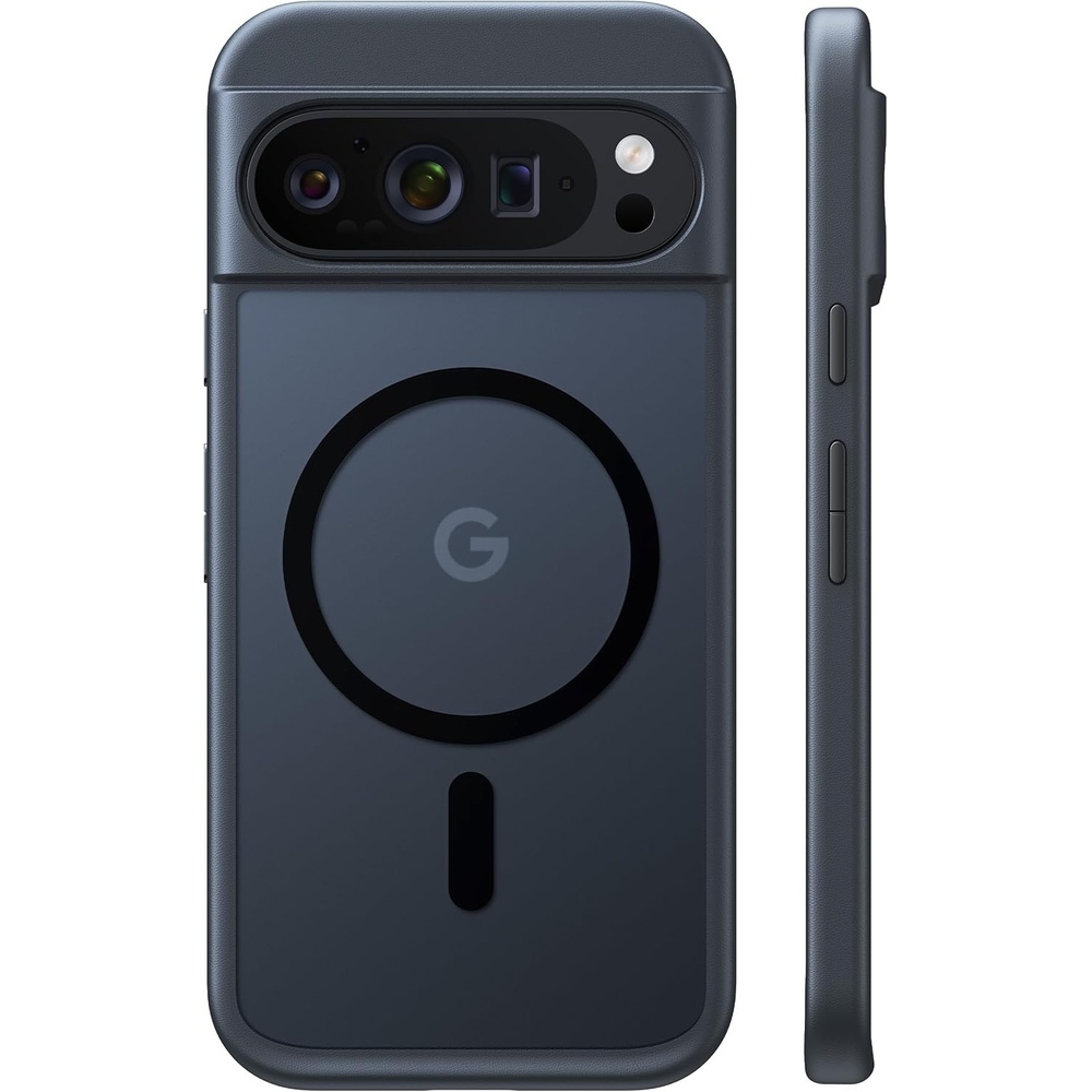 image:imageTORRAS Magnetic Shockproof for Google Pixel 10 Pro XL Case Strong Magnet fit for MagSafe 12FT MilGrade Protection Slim Translucent Matte Case for Pixel 10 Pro XL with MultiColor Buttons Green10PXLBlack