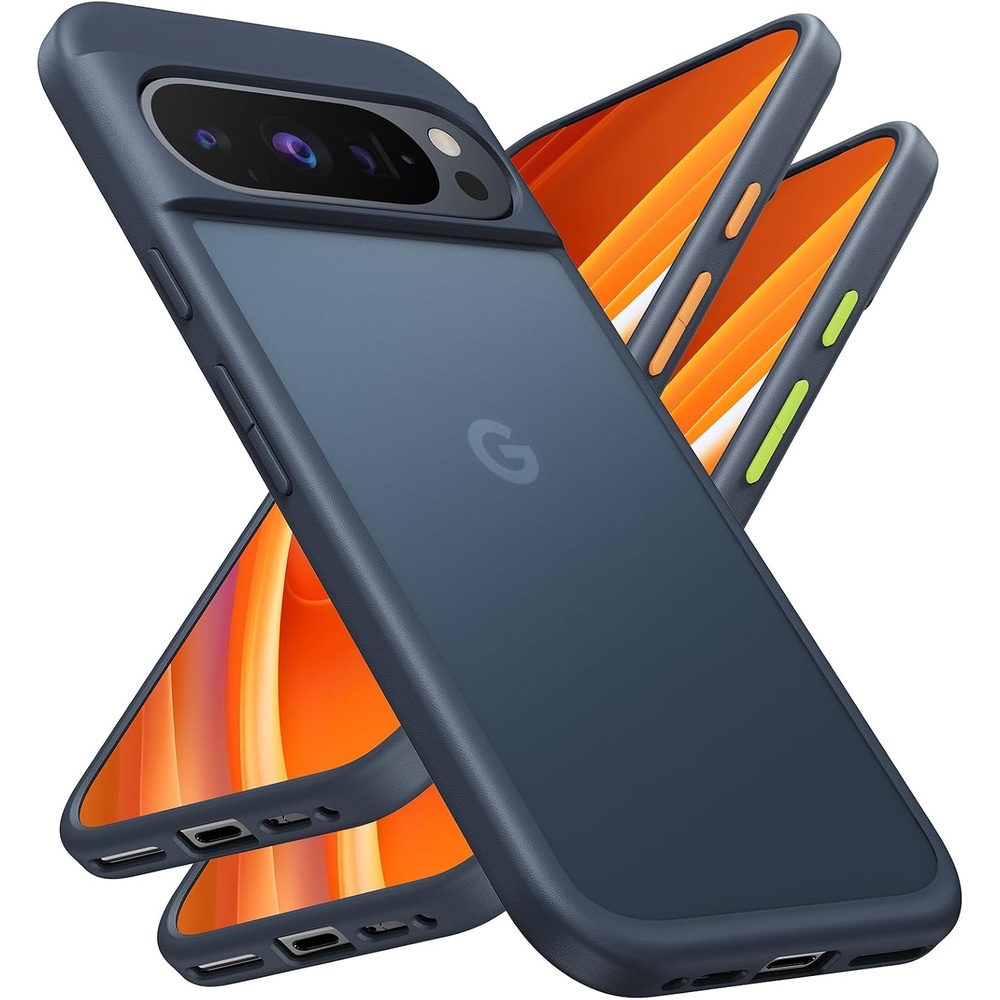 image:imageTORRAS Shockproof for Google Pixel 9 Pro XL Case 16Ft Military Grade Drop Tested Translucent Slim Protective AntiScratch AntiFingerprint Phone Case for Pixel 9 Pro XL BlackBlack
