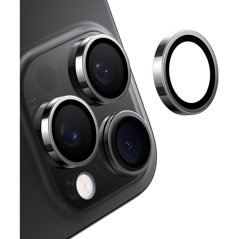 image:imageTORRAS for Samsung Galaxy S26 Ultra Camera LENs Protector 11 Perfect FitampHD Clear 9H MilitaryGrade Case Friendly AntiScratch Anti Fingerprint Easy Installation Metal Frame BlackBlack Titanium
