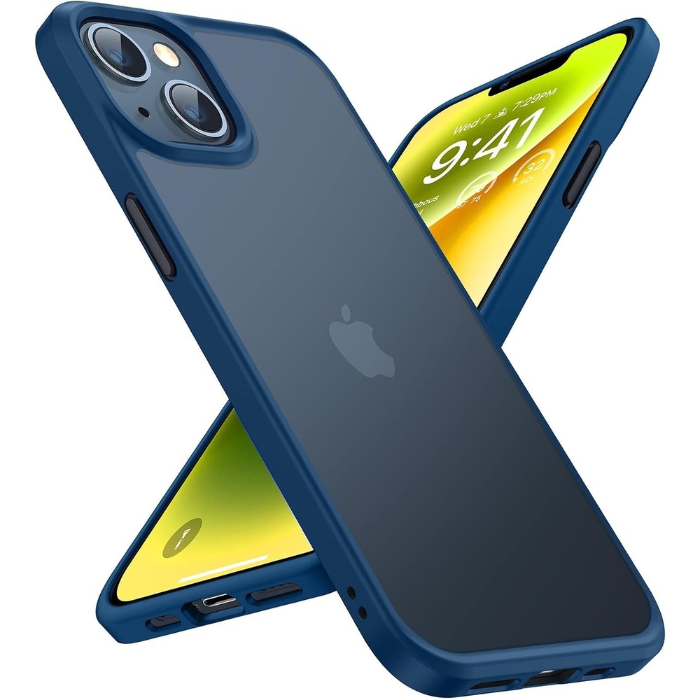 image:imageTORRAS for iPhone 17 Pro Case Beyond MilitaryGrade Protection Camera Control Button DIY Buttons Translucent Matte Slim Thin Shockproof Hard Back AntiScratch case for iPhone 17 Pro Deep BlueNavy Blue