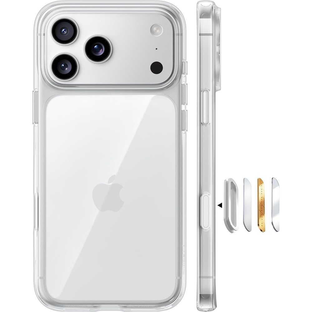 image:imageTORRAS for iPhone 17 Pro Case Beyond MilitaryGrade Protection Camera Control Button DIY Buttons Translucent Matte Slim Thin Shockproof Hard Back AntiScratch case for iPhone 17 Pro Deep BlueClear17Pro