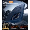 TORRAS 2024 Ugraded 360°Rotatable Magnetic Ring for iPhone 15 Pro Max Case, Fit for MagSafe with Stand & Ring Holder, Military Grade Shockproof Translucent Back for iPhone 15 ProMax Case Ostand, Blue