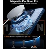 TORRAS 2024 Ugraded 360°Rotatable Magnetic Ring for iPhone 15 Pro Max Case, Fit for MagSafe with Stand & Ring Holder, Military Grade Shockproof Translucent Back for iPhone 15 ProMax Case Ostand, Blue