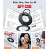 TORRAS 2025 Upgrade (Dual-Ring) Fit for MagSafe Phone Grip Ring Holder Compatible with MagSafe Kickstand Magnetic for iPhone 17/16/15/14/13/12/11 Samsung, Google Accessories, Black