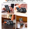 TORRAS 2025 Upgrade (Gen 6.0) Magnetic Phone Grip Holder Kickstand with Braided Strap, Fit for MagSafe Ring Removable, for iPhone 17 16,15, 14, 13 12 Pro/Max Samsung Galaxy, Google, Bronze Black(Silver w/ Braided Strap)
