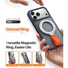 TORRAS 2025 Upgrade (Gen 6.0) Magnetic Phone Grip Holder Kickstand with Braided Strap, Fit for MagSafe Ring Removable, for iPhone 17 16,15, 14, 13 12 Pro/Max Samsung, Google (Silver), Ostand Ring