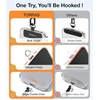 TORRAS 2-Pack Phone Tether Tab [0.48mm Thin] [20lbs Capacity] Anti Yellowing Phone Patch for iPhone, Android and Samsung, Universal Lanyard Tab for Full Coverage Cases (Black & Clear)