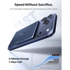 TORRAS 2-in-1 iPhone 16 Portable Charger, 5,000mAh 22.5W Mini Power Bank with Built-in USB-C Cable, Fast Charge Battery Pack, Travel Essential for iPhone 17/16/15, Galaxy S25, Google – Desert Titanium(Abyss Blue)