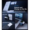 TORRAS 3 in 1 Charging Station with MagSafe Charger Stand, Cooling 15W Max Fast Charging, Foldable Wireless Charger for iPhone 15/14/13/12, Apple Watch S1-8/Ultra, AirPods(30W USB-C Charger Included)