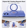 TORRAS 360° Magnetic Stand for iPhone 16 Case, [Compatible with MagSafe] [Rotatable Flexible Kickstand], 16ft Mil-Grade Shockproof Protection Versatile Ring Holder, Anti-Scratch & Ultramarine 6.1″