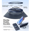 TORRAS 360 Magnetic Stand for iiPhone 17e Case & iPhone 16e, [Fit for MagSafe] [Military-Grade Protection] Translucent Slim Case for iPhone 17e, Obsidian Black, Ostand O3 Fitness Series(A-Deep Blue)
