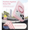 TORRAS 360 Magnetic Stand for iiPhone 17e Case & iPhone 16e, [Fit for MagSafe] [Military-Grade Protection] Translucent Slim Case for iPhone 17e, Obsidian Black, Ostand O3 Fitness Series(E-Summer Pink)