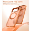 TORRAS 360 Magnetic Stand for iiPhone 17e Case & iPhone 16e, [Fit for MagSafe] [Military-Grade Protection] Translucent Slim Case for iPhone 17e, Obsidian Black, Ostand O3 Fitness Series(C-Cosmic Orange)