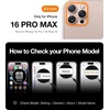 TORRAS 360 Rotatable Magnetic Ring for iPhone 16 Pro Max Case with Stand, Fit for MagSafe, 16FT Mil-Grade Shockproof Translucent for iPhone 16 Pro Max Phone Case 6.9″, Rose Gold Pink