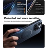 TORRAS 360 Spin Magnetic Stand for iPhone 16 Pro Case, 6.3″, Compatible with MagSafe, Mil-Grade Protective Hard PC Soft Edge Case for iPhone 16 Pro, Built-in Kickstand & Ring Holder, Clear 2024(Black)