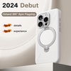TORRAS 360 Spin Stand for iPhone 16 Pro Case, Fit for Magsafe, Mil-STD Protective Hard PC Scratch-Resistant Case for iPhone 16 Pro Phone Case, Ostand Spin, Ivory White, 6.3 inch